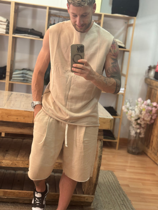 COORDINATO SMANICATO