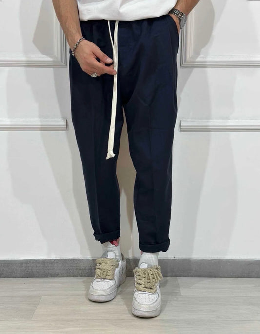 PANTALACCIO BLU FONDO STRETTO